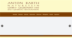 Desktop Screenshot of natursteine-kiel-barth.de